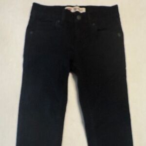 Boys Levi Performance Size 10 Skinny Black Denim Jeans Classic Casual Comfort